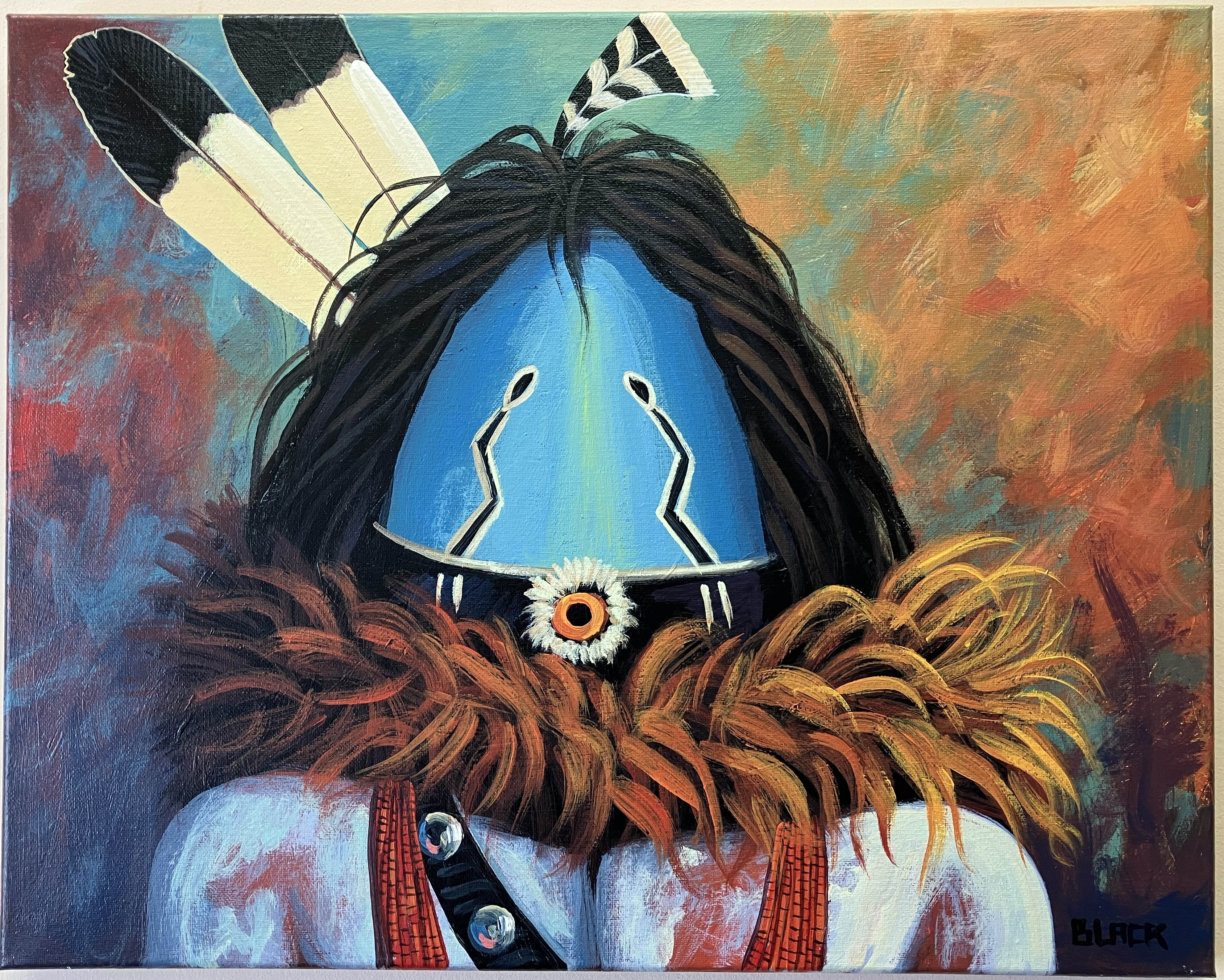Jack Black | Navajo Yeibechei Painting | Penfield Gallery of Indian Arts | Albuquerque, New Mexico